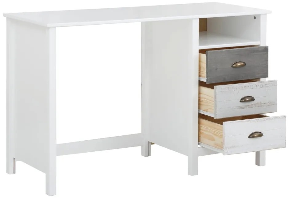 Salva fehér-szürke íróasztal - Støraa