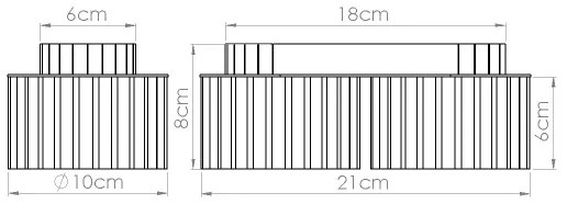 Sollux SL.1793 - AURA krémszínű spotlámpa 2xGX53/10W/230V
