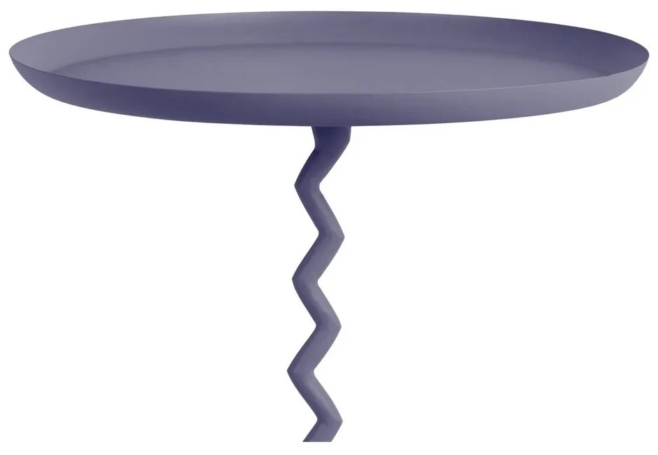 Fém kerek tárolóasztal ø 44 cm Zig Zag – Leitmotiv