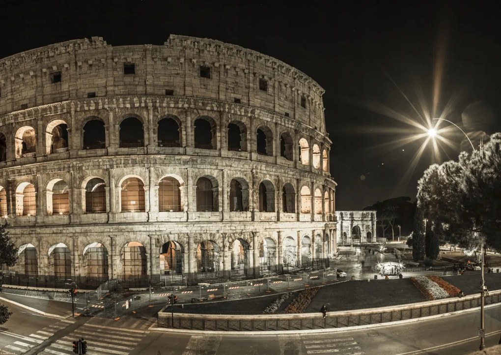 Poszter 59,4x42cm Híres római Colosseum, Assaf Frank