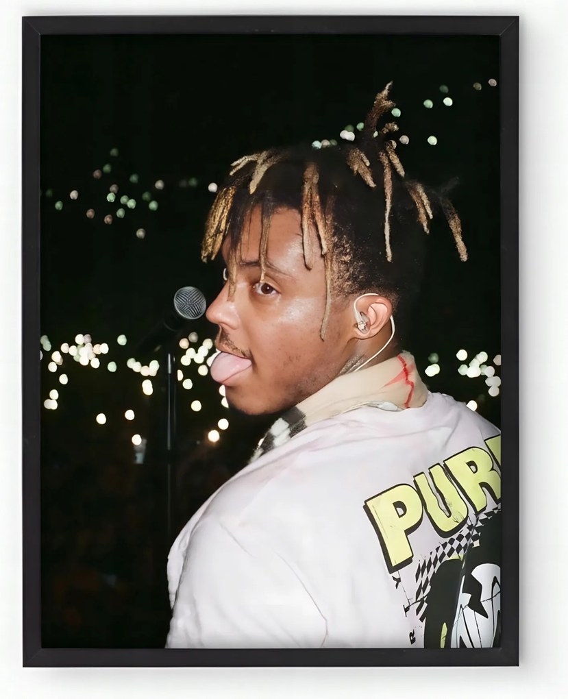 Juice Wrld keretes poszter Nappaliba 30x40 cm Ajándék ötlet