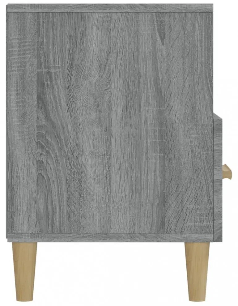 szürke sonoma színű szerelt fa TV-szekrény 120 x 36 x 50 cm