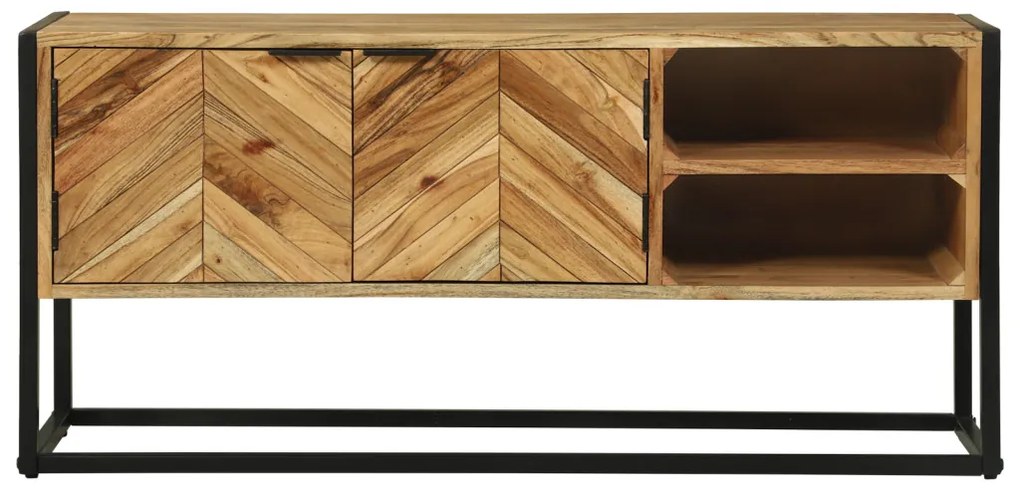 TV szekrény 110x30x50 cm Tömör akácfa