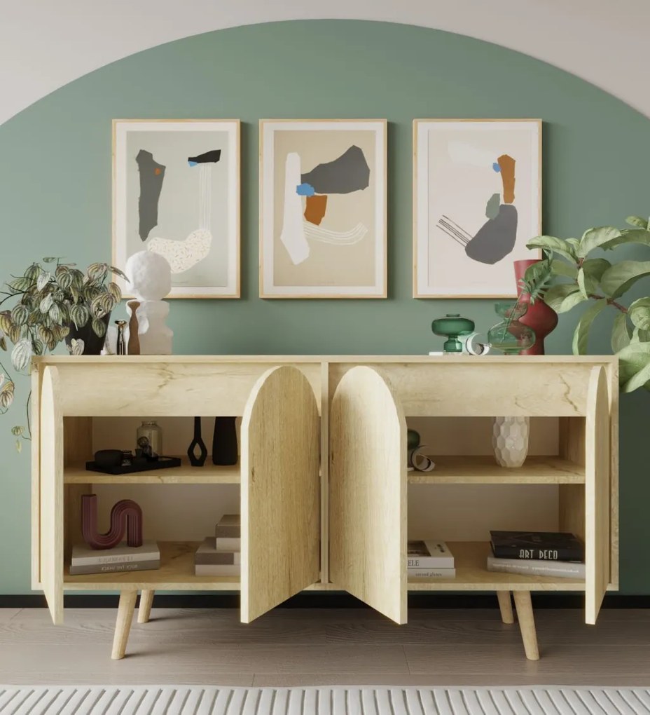 Venezia komód, zafír tölgy, 150 cm – TR469ORN1516