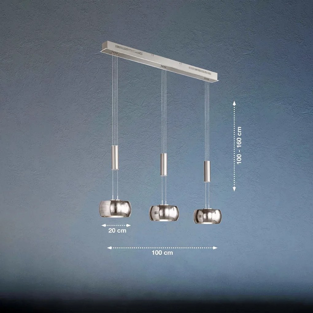 Fischer&Honsel Colette 60193 Lepel lámpa 3x9W/LED 2700K 2900 lm IP20