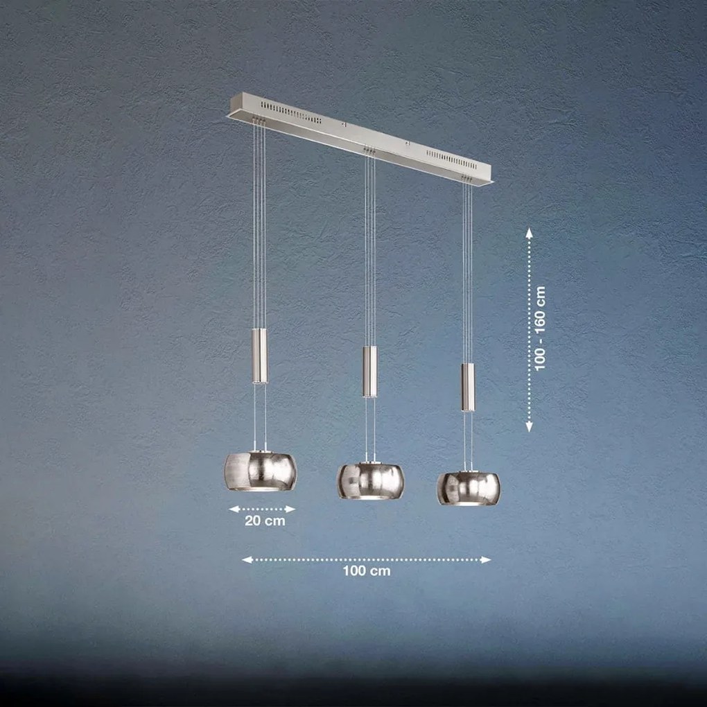 Fischer&Honsel Colette 60193 Lepel lámpa 3x9W/LED 2700K 2900 lm IP20