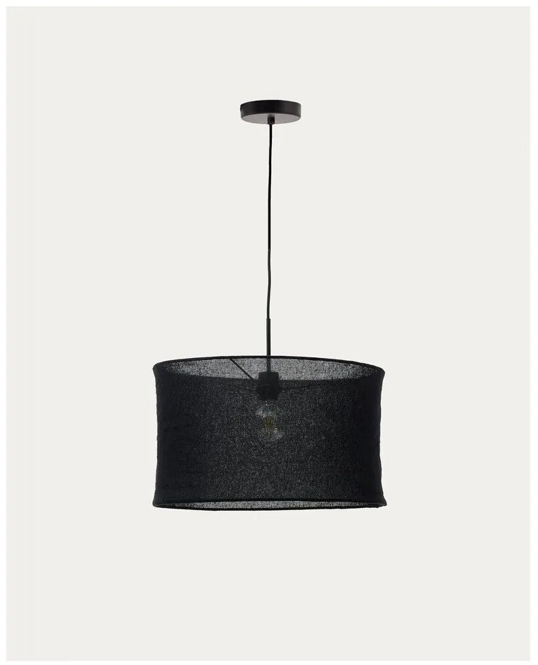 Fekete lámpabúra ø 50 cm Mariela – Kave Home