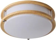 Brilagi - ELARO mennyezeti lámpa 2xE27/40W/230V, átm. 26 cm, fa hatású
