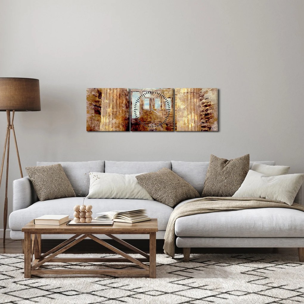 Kép - Érechthéion, Athens, görögország (órával) (90x30 cm)