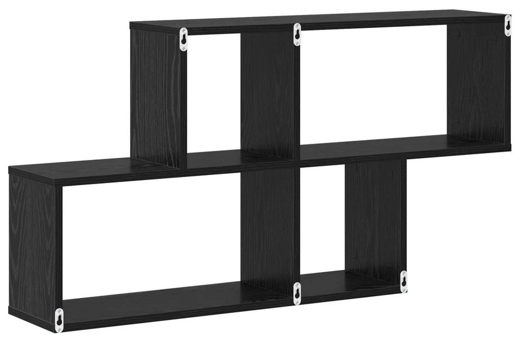 Falipolc Fekete tölgy 100x20x53 cm Mérnöki Fa