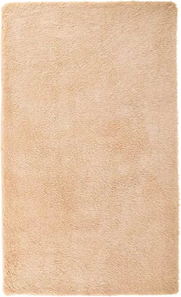 vidaXL bézs poliészter hosszú szálú NAVARRA bozontos szőnyeg 60x100 cm