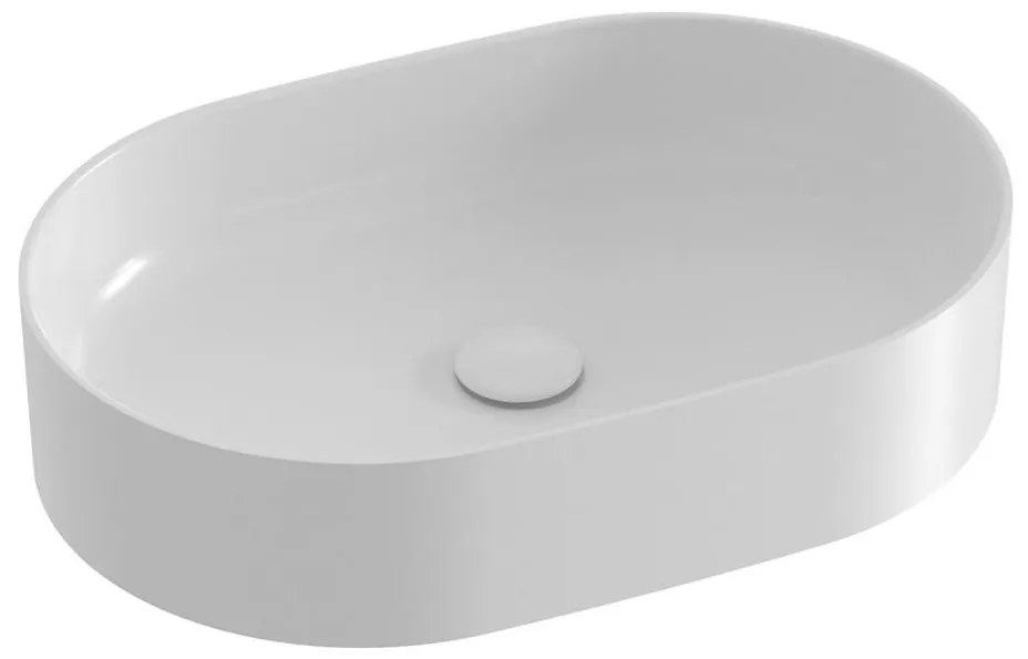 Ravak XJX01155001 - Ráültethető mosdó CERAMIC SLIM 55x37 cm kerámia/fehér