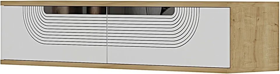 Meyra 120 - Sapphire Oak, White, Silver