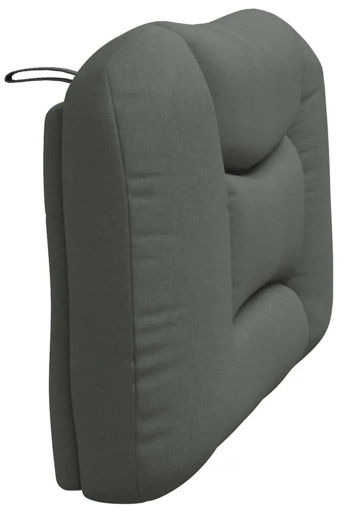 sötétszürke szövet fejtámla párna Hvar 100 cm