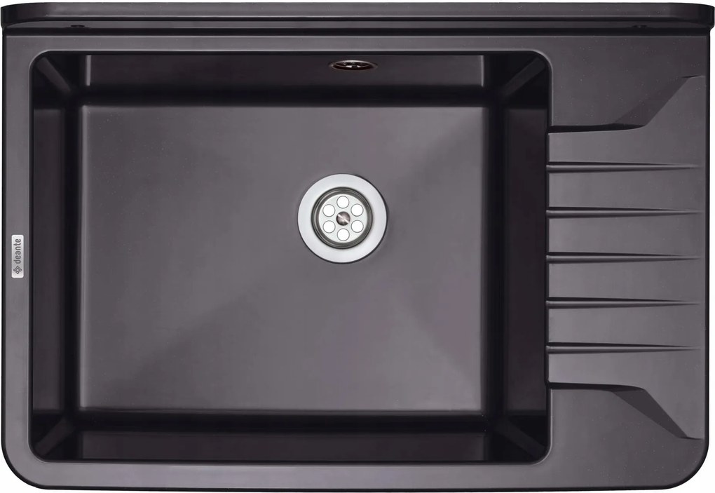 Deante 1 kamrás mosogató Garden grafit, fali, ZYT_211A