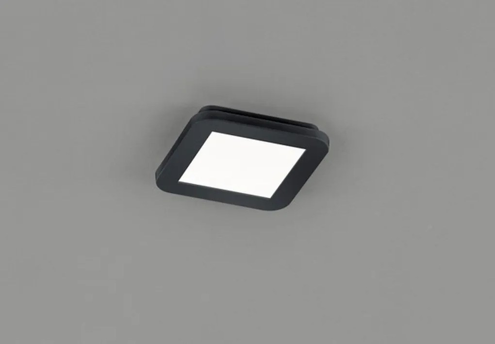 TRIO R62931032 CAMILLUS Négyzetes Mennyezeti Lámpa Fekete LED IP20
