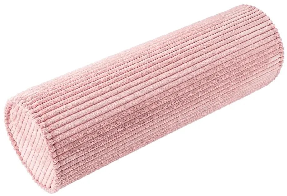 Rózsaszín kordbársony párna gyerek kanapéhoz Roll – Wigiwama