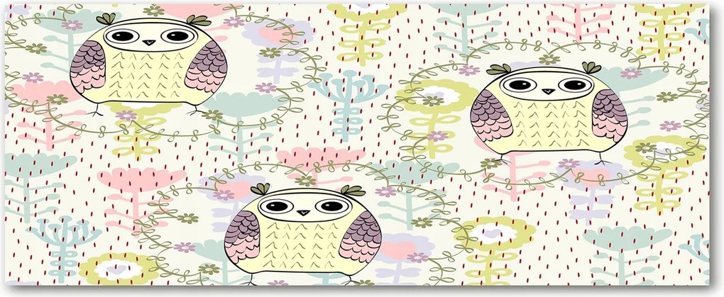 Bagoly szekrények közötti edzett üveg panel XXL