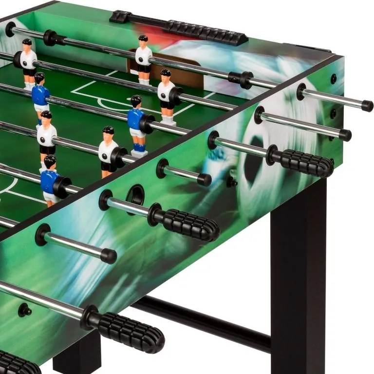 GamesPlanet® Csocsóasztal GLASGOW Soccer 121 x 101 cm