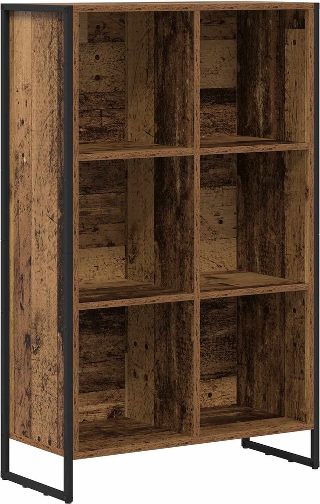 vidaXL Könyvespolc Öreg fa 99.5 x 30 x 108.5 cm Faanyag