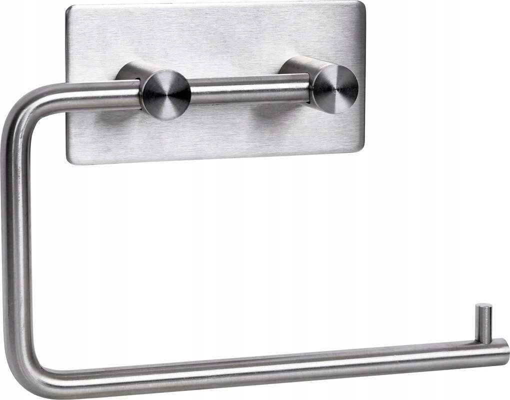 Wc-papír Tartó Fali Acél Ezüst Ragasztott Ragasztó