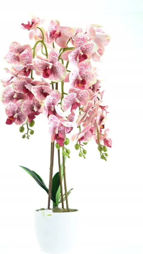 Mesterséges Orchidea Virág ,sűrű rózsaszín 70cm