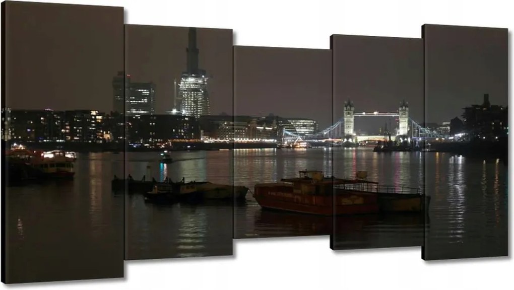Festmények 150x80 London éjszaka
