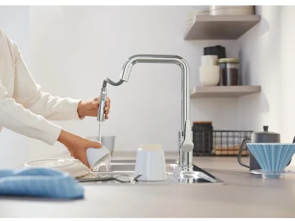 GROHE 30631000 - Mosogató csaptelep QUICKFIX START 362 mm, fényes króm