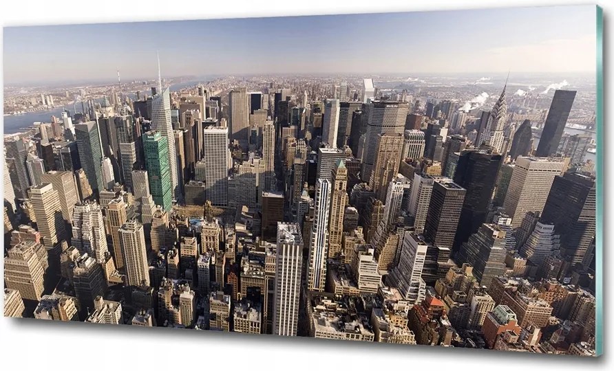 Fotó üvegkép Utcák Görögországban 125x50