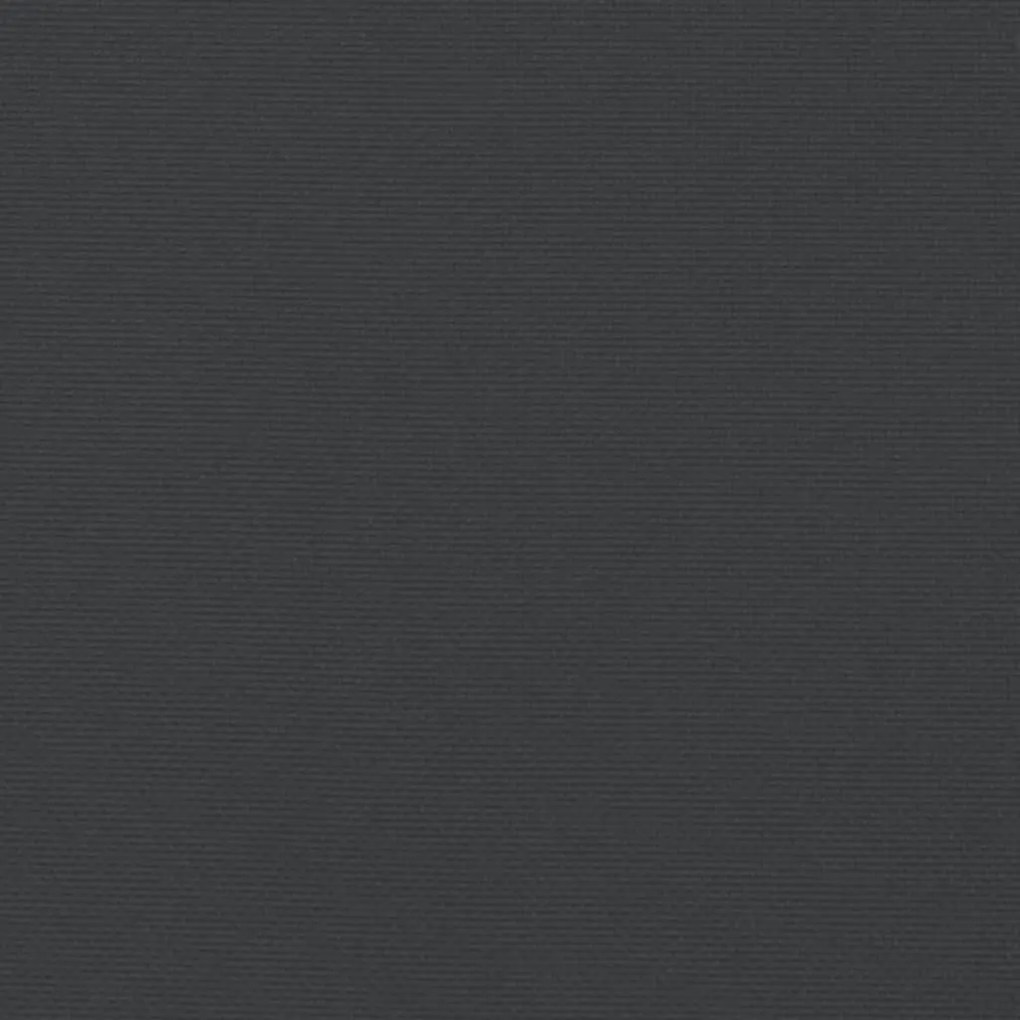 2 db fekete oxford szövet kerti padpárna 120 x 50 x 7 cm