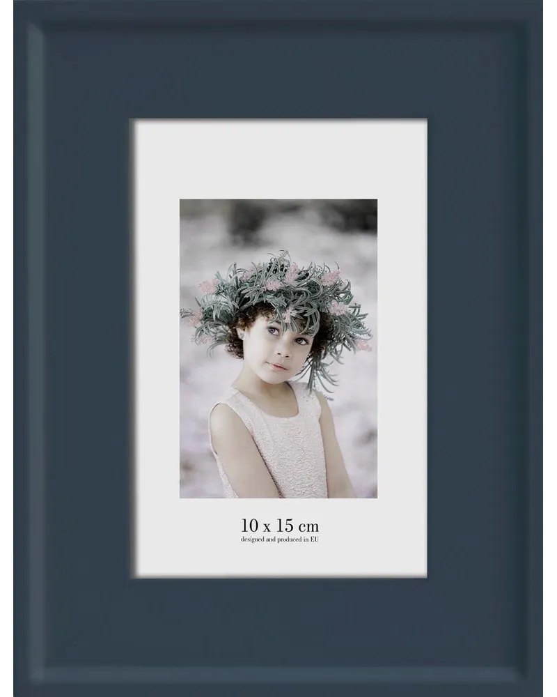 Malaga kék fali képkeret, 17 x 22 cm - Styler