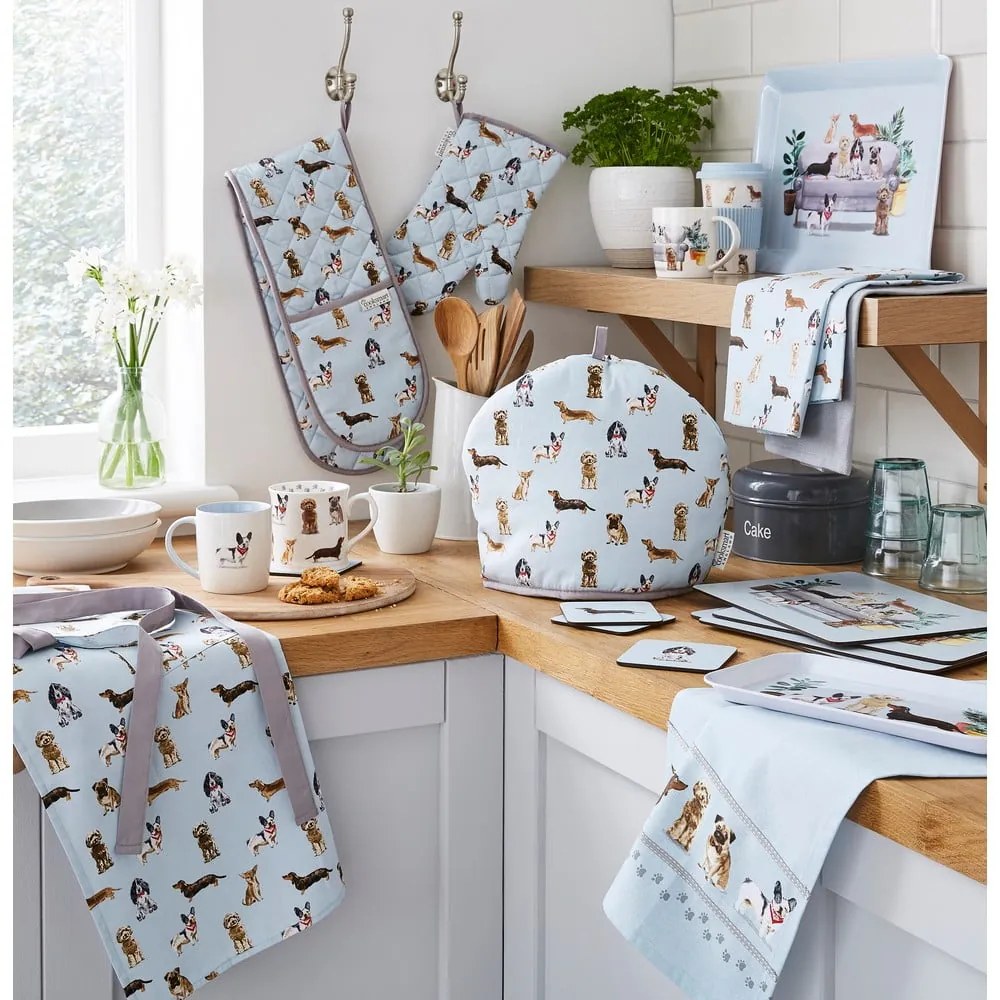 Kötény PVC felülettel Curious Dogs – Cooksmart ®