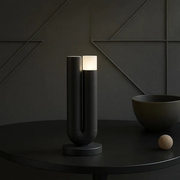 Brilliant - SAYU LED dimmelhető, újratölthető érintésvezérlésű asztali lámpa LED/2,5W/5V 2700K IP44 fekete