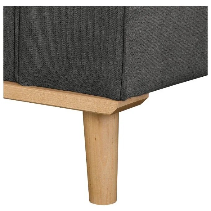 Sötétszürke kanapé 193 cm Beata – Ropez