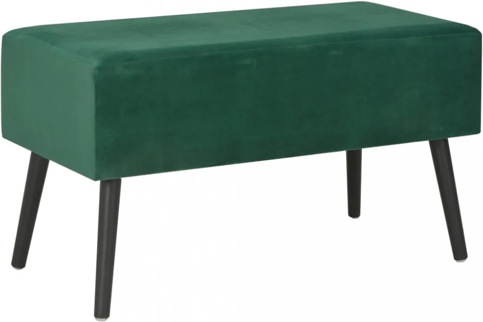 zöld bársonypad fiókokkal 80 cm