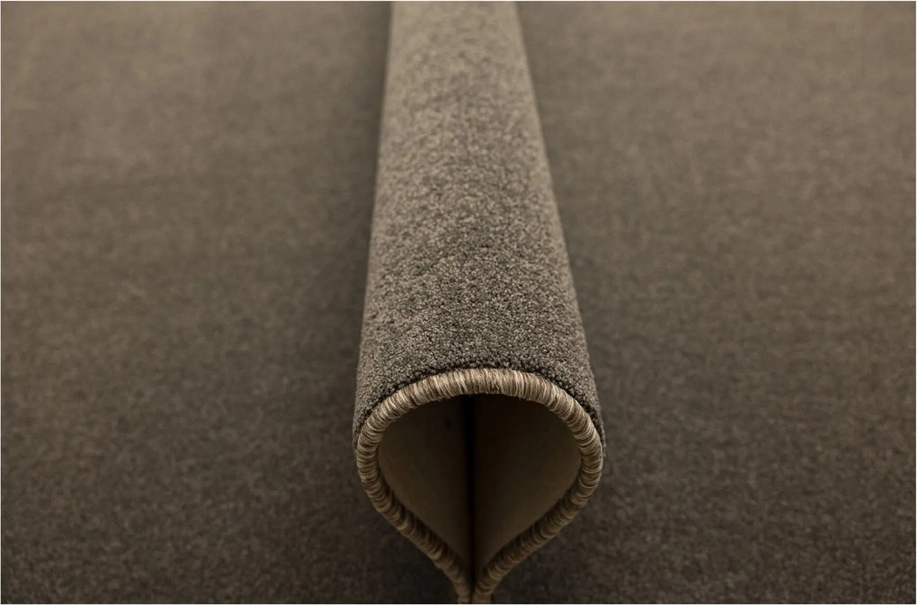 Barna Puha Sűrű Vastag Filc Szőnyeg Hálószobába Radisson 200x250 cm