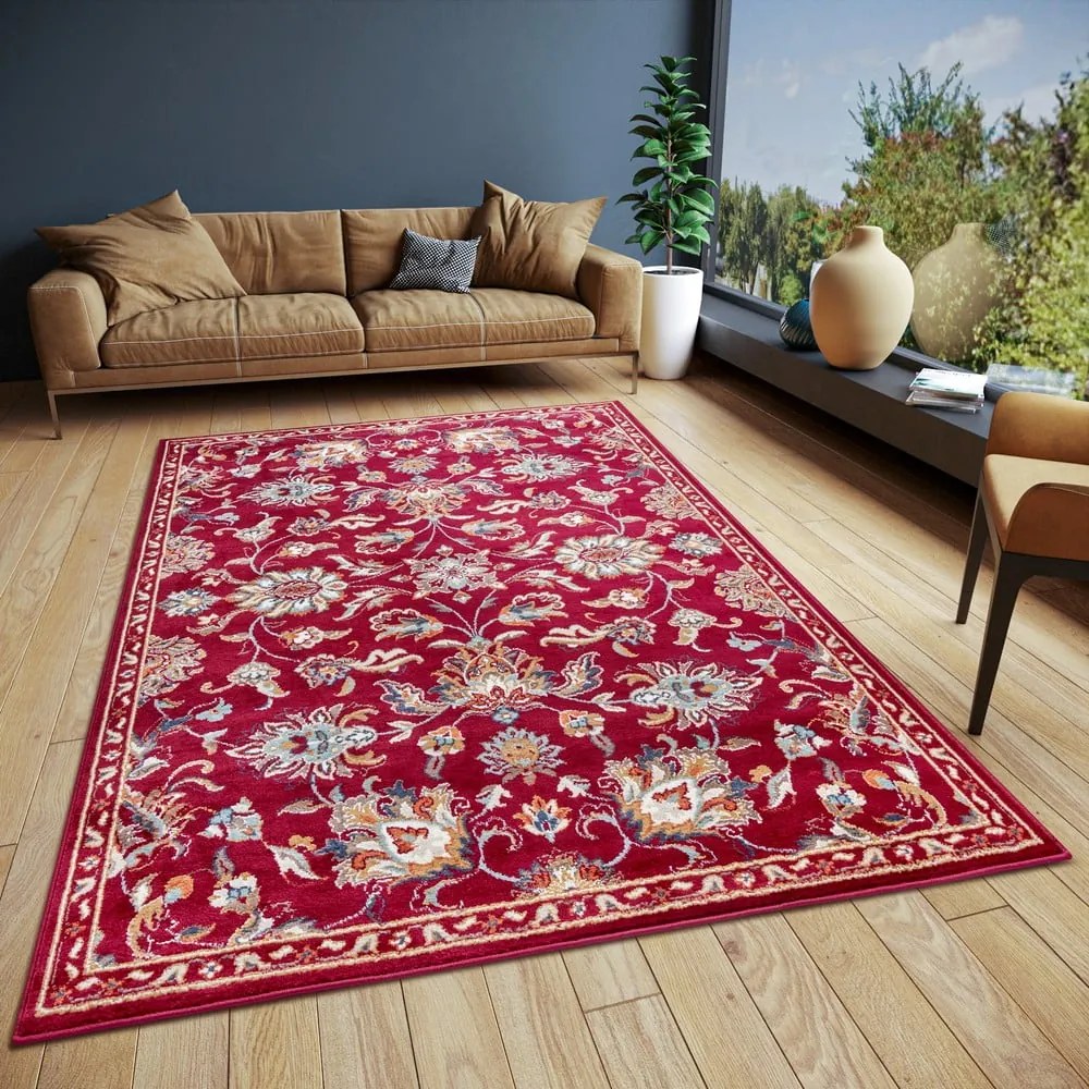 Piros szőnyeg 120x170 cm Orient Caracci – Hanse Home