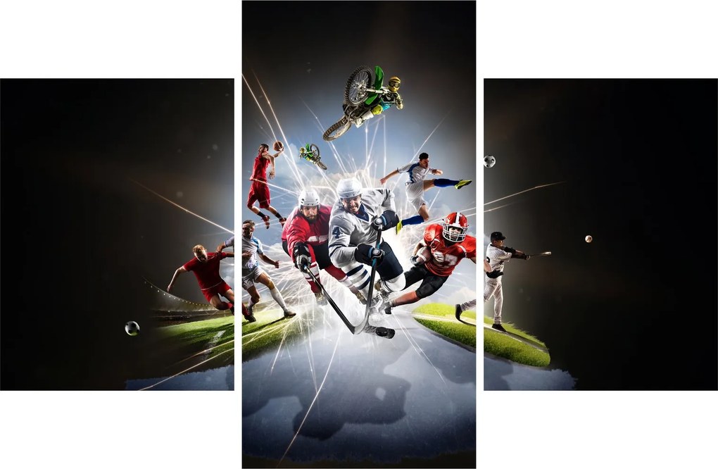 Kép - Sportolók (90x60 cm)