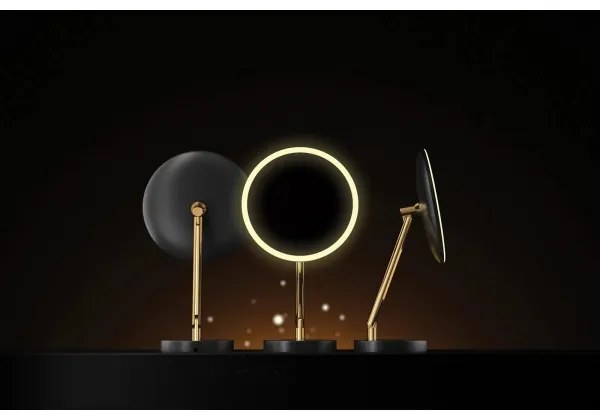 Deante ADI_Z812-LED SILIA fürdőszobai tölthető kozmetikai tükör LED/5V 5000mAh 2700-6500K IP44