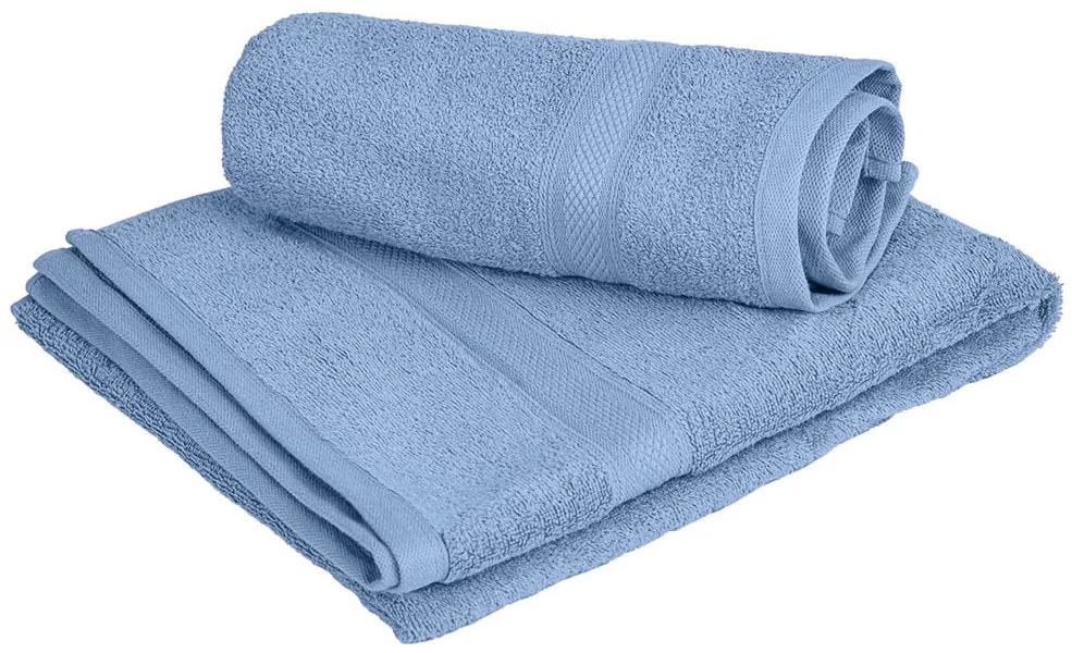 CLARYSSE ELEGANCE fürdőlepedő 70x140 cm kék, 100% pamut