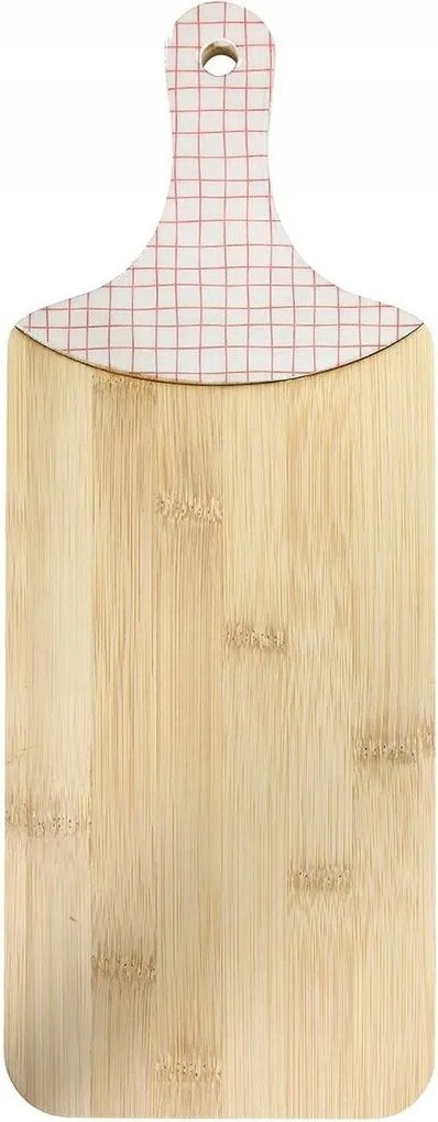 Bambusz deszka 15x39 cm Xmas Pink