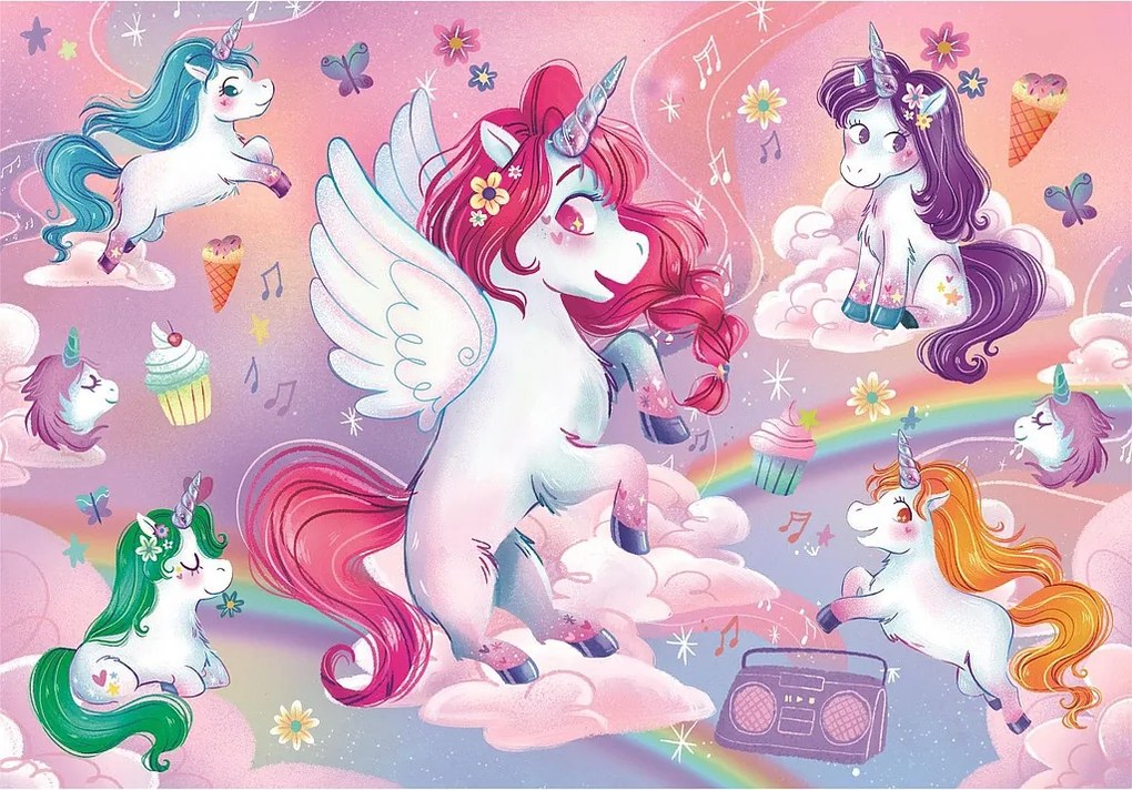 Unikornis Jolly 24 db-os maxi puzzle Clementoni