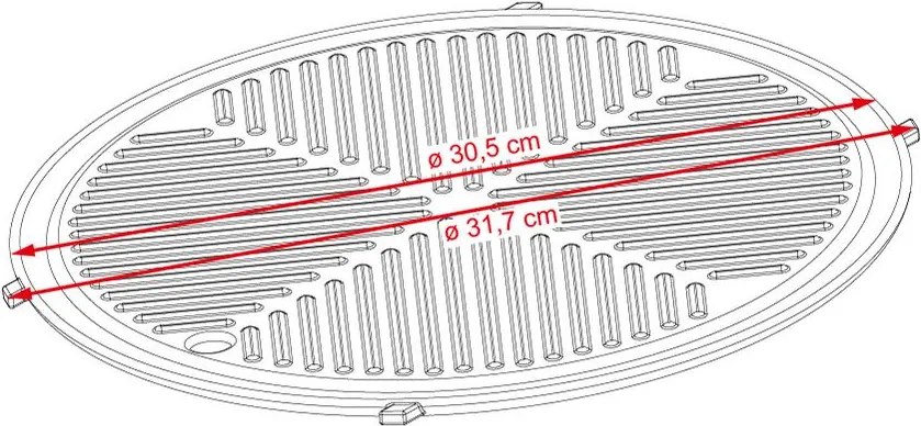 EVER - GRILL FLEX Öntöttvas grill lap a NEVADA és FLORIDA grillre