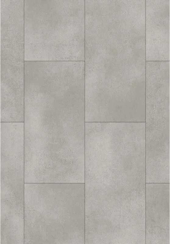 Mexen Imperial Grey  610 x 305 mm-es vinil panelek SPC 6,5 mm, IXPE alátét 1,5 mm, 4 V-fuga, Beton - F1154-0610-305-505-4V1-90