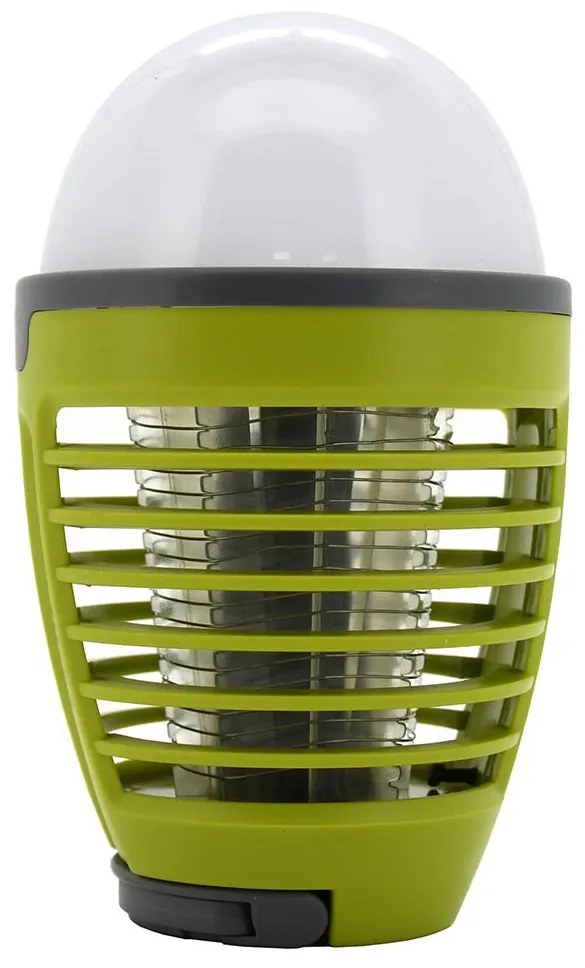 LED Hordozható újratölthető lámpa rovarcsapdával LED/2W/3,7V IPX4 zöld