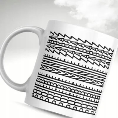 Bögre Fehér Viral Tik-tok Mintás Rejtett Üzenet Poj****