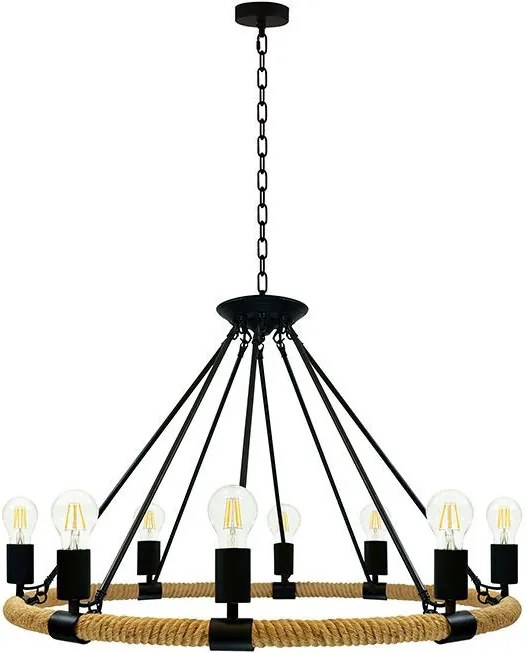 Polux ROPE 307927 Függőlámpa 8x20W LED/E27 IP20