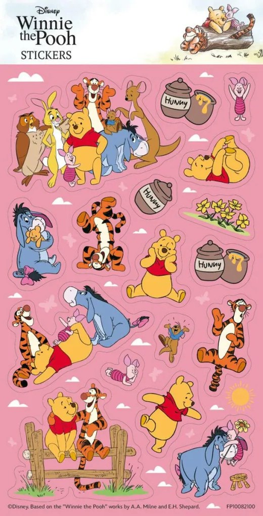 Disney Micimackó Hunny matrica
