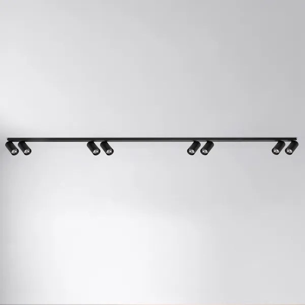 Brilagi - SELE LONG spotlámpa 8xGU10/30W/230V fekete