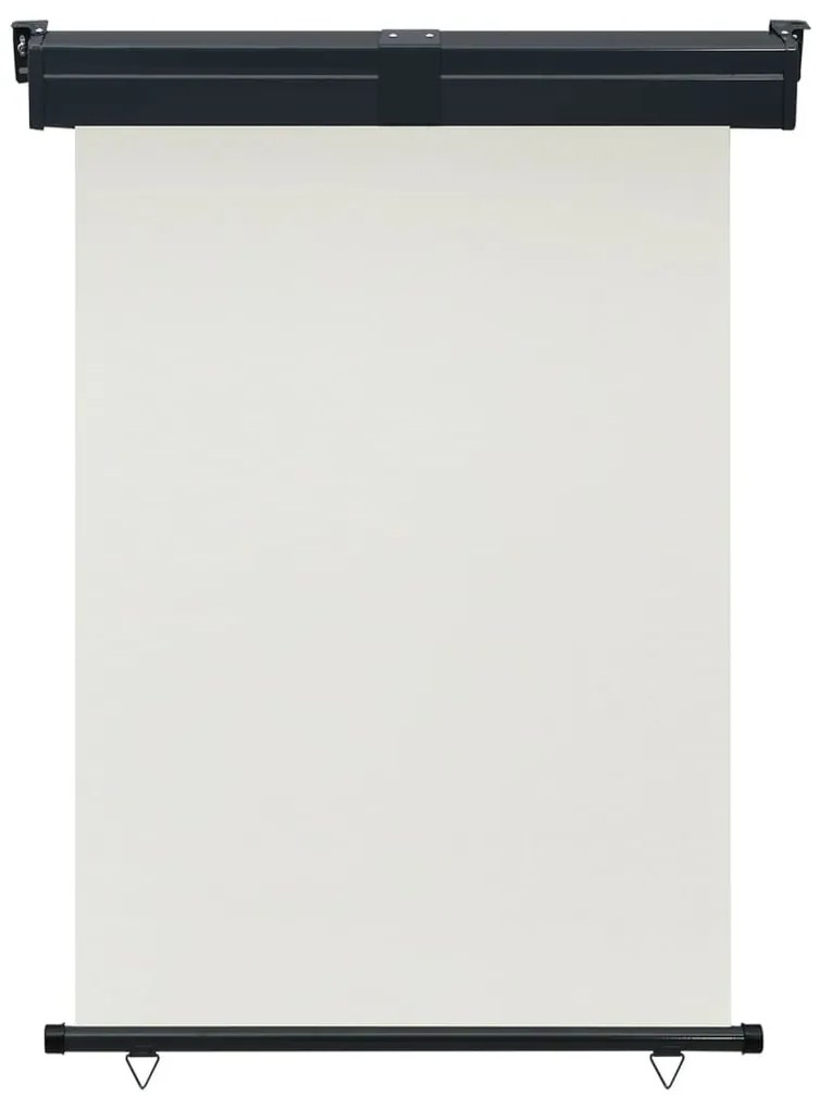 krémszínű oldalsó terasznapellenző 125 x 250 cm